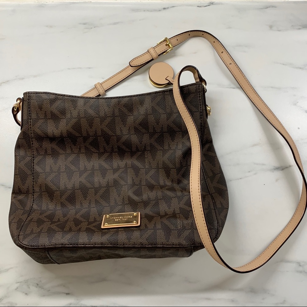 Brown Michael Kors crossbody bag
